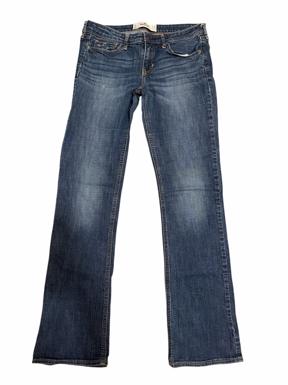 Hollister Dark Blue Bootcut Jeans